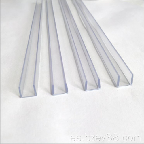 Fuera de sello de goma de silicona en forma de U para puertas de vidrio Sello de goma Sell Strip Strip Strip Puerta deslizante